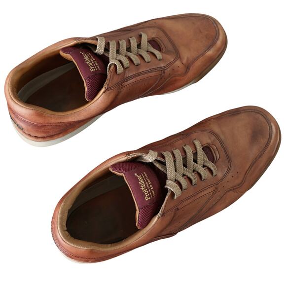 Men's Brown Leather Rockport ProWalker 7100 Laceup Sneaker - Size 12 - Picture 6 of 15